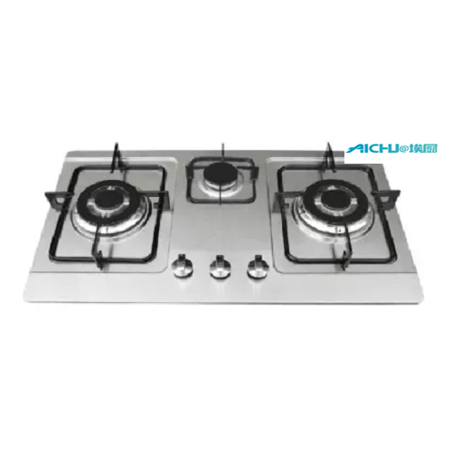 3 Burners Stainless Steel Gas stove Gas Cooktops